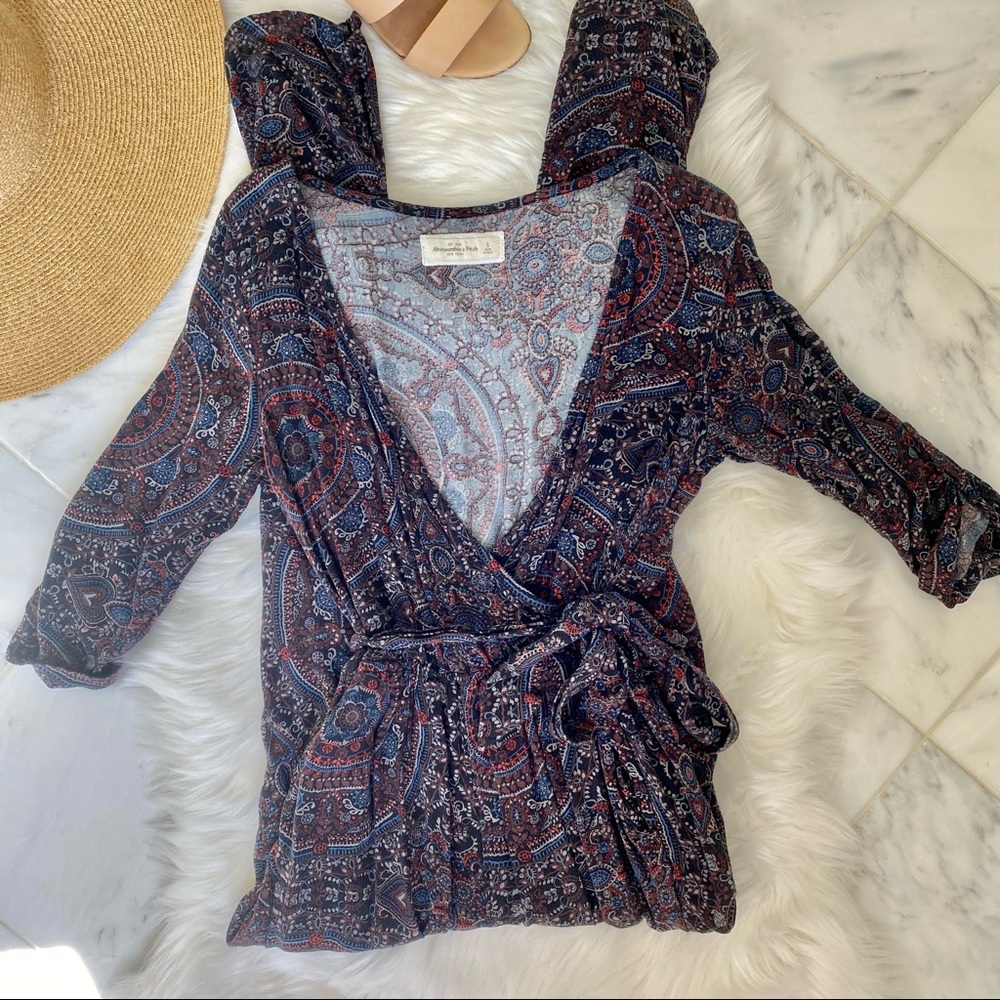 A&F printed jumpsuit